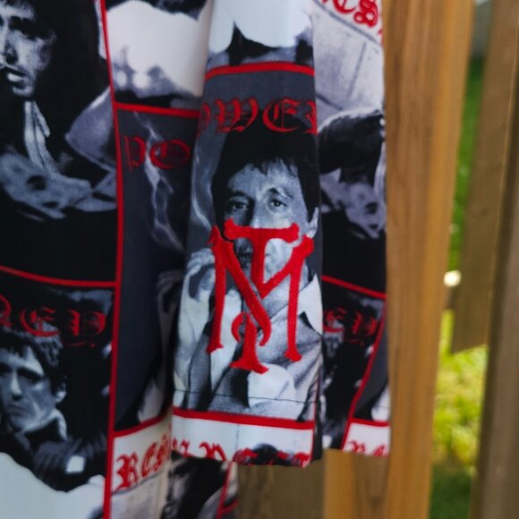 Dragonfly Clothing Co. Scarface Tony Montana Cuban Shirt Men's Size XL VTG - Picture 6 of 6